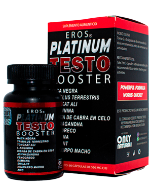 Platinum Testo Booster con 60 Cápsulas OnlyNatural