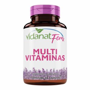 Multivitaminico Mujer con 30 Cápsulas Vidanat