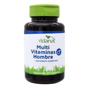 Multivitaminico Hombre con 30 Cápsulas Vidanat