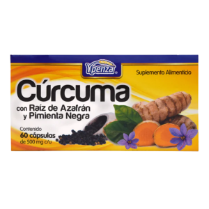 Cúrcuma con Azafrán + Pimienta negra 60 Capsulas de Ypenza
