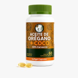 Aceite de Oregano + Coco 60 Capsulas Softgel El Natural